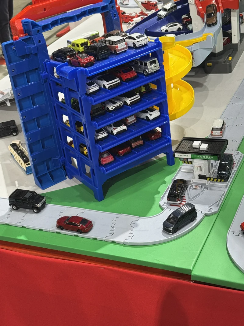 トミカ博会場内の大型ジオラマ展示(2025年訪問時撮影)